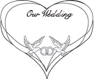 Two Doves with Rings (double border)