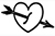 Heart with arrow