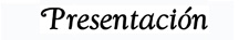 'Presentacion'