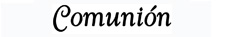 'Comunion'