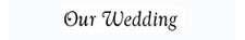 'Our Wedding'